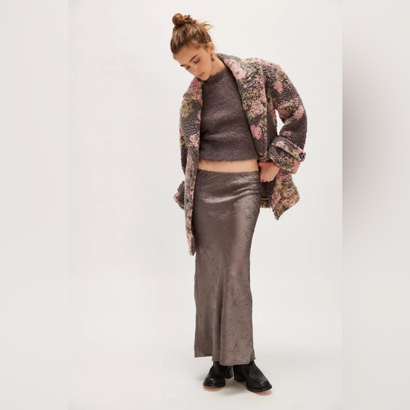 NWT Free People Bali Sweet Attractions Floral Teddy Jacket - Picture 3 of 6